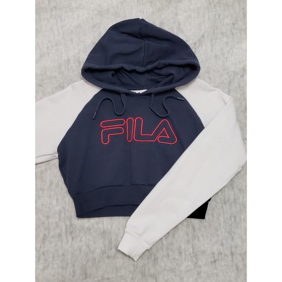 FILA Cropped Hoodie - Picture 1 of 4